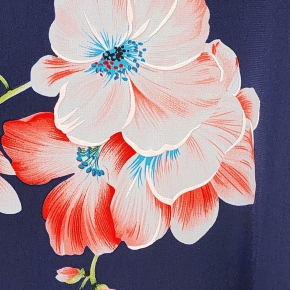 North Style Women's Floral Print Sleeveless Midi Dress - 18 - Picture 5 of 6